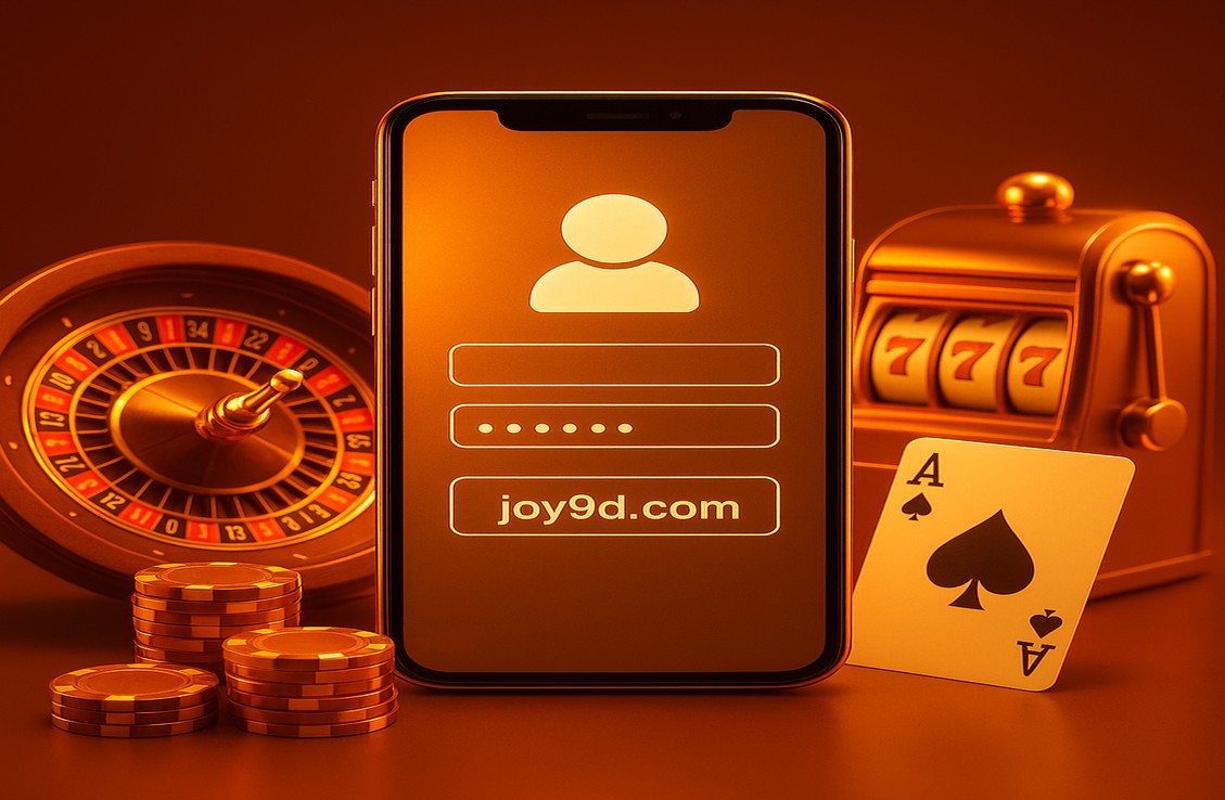 joy9 অ্যাকাউন্ট লগইন স্ক্রিন