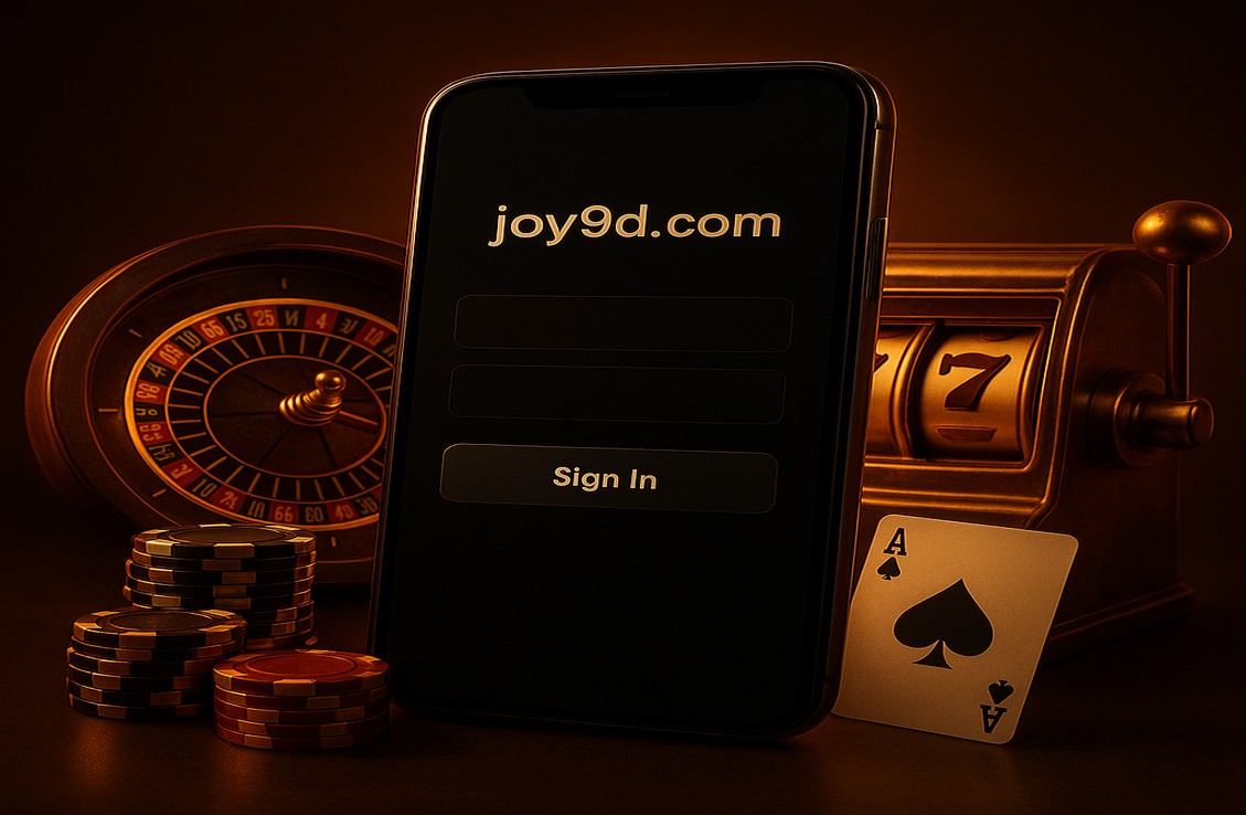 joy9 অ্যাকাউন্ট লগইন স্ক্রীন